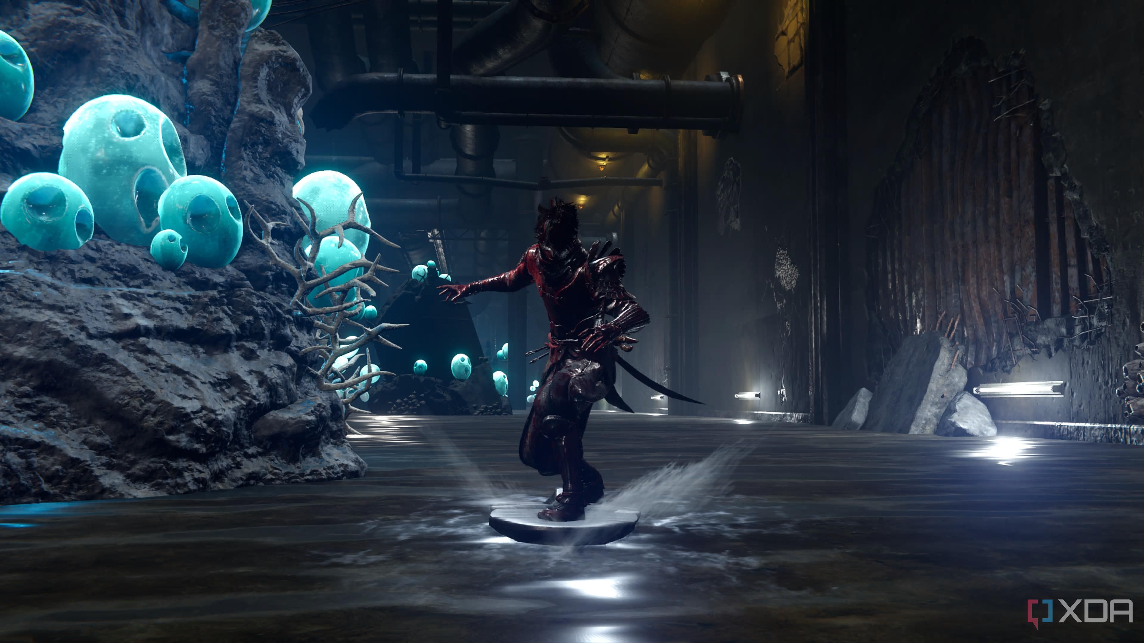Yakumo sufs in Ninja Gaiden 4