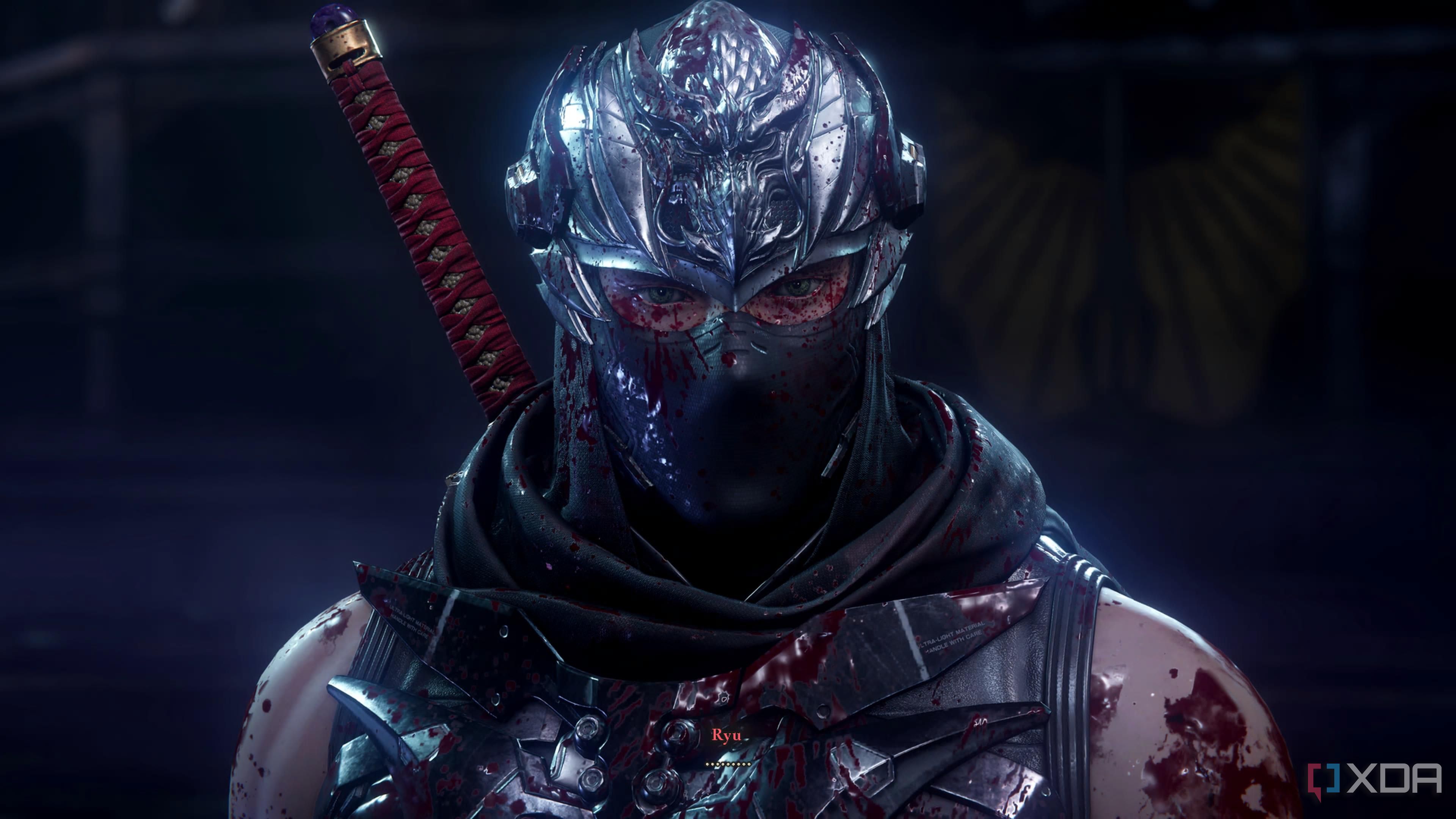 Un Ryu ensangrentado mira a la cámara en Ninja Gaiden 4