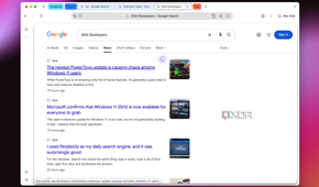 Norton Neo AI options in Google Search result