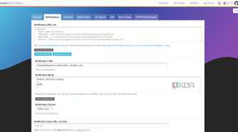 Notification Settings in ChangeDetection