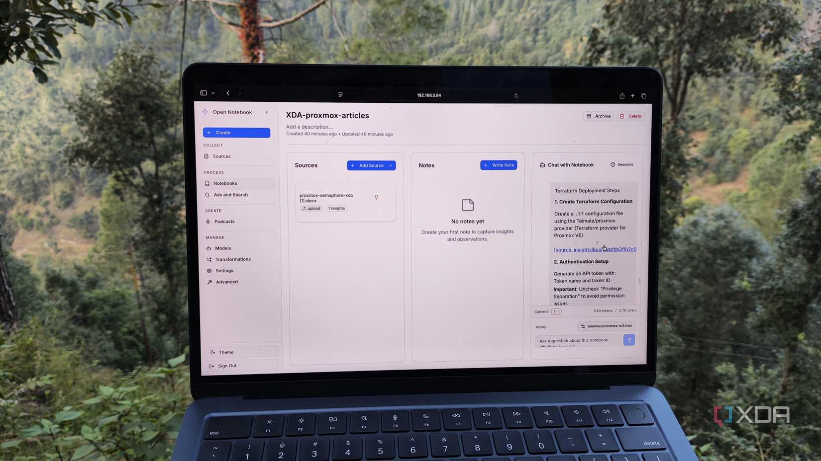 I replaced NotebookLM with a self-hosted alternative for a week, and it ...
