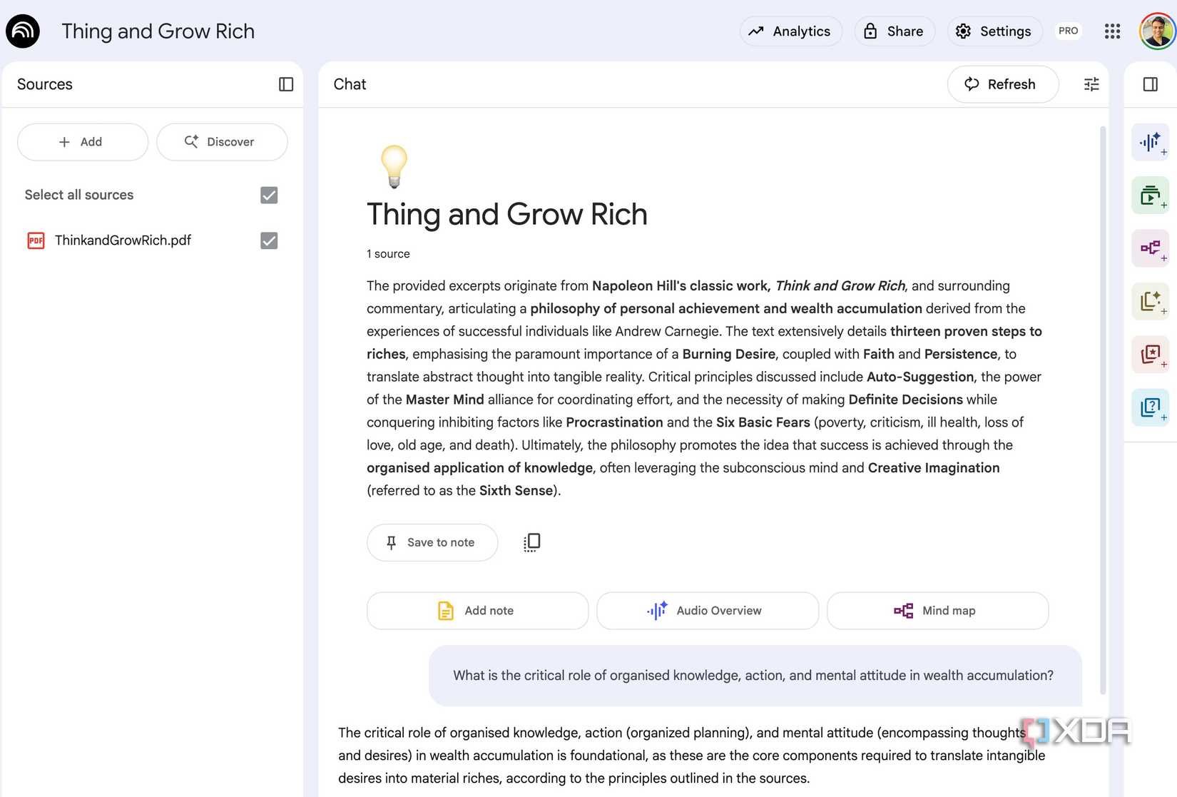 Agregar un libro en Notebooklm