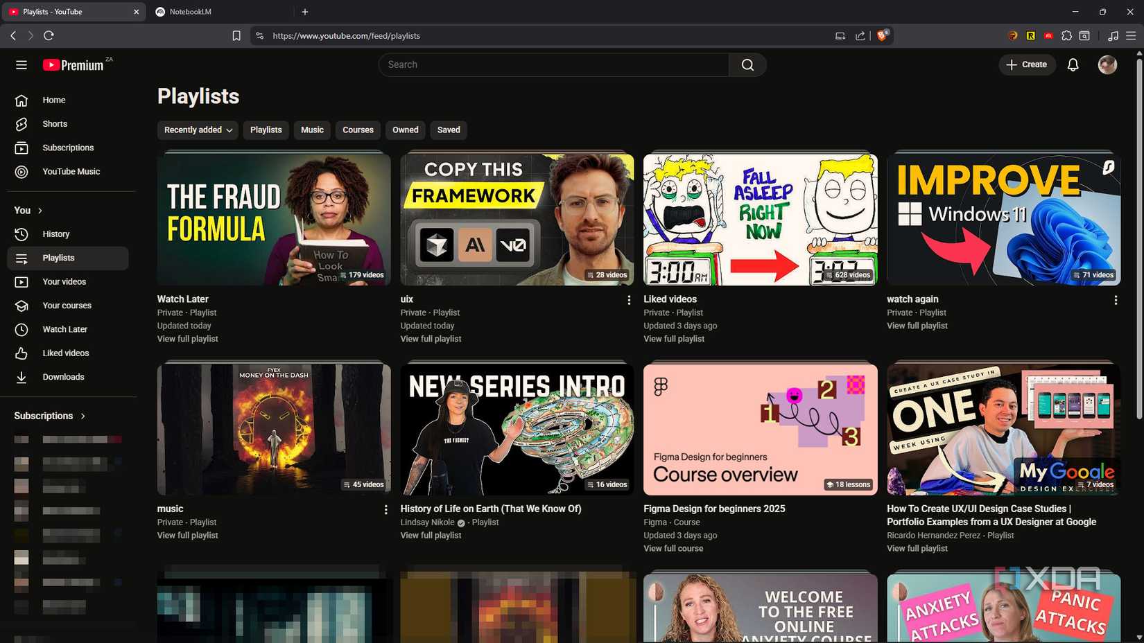 I turn my YouTube playlists into personalized courses with NotebookLM