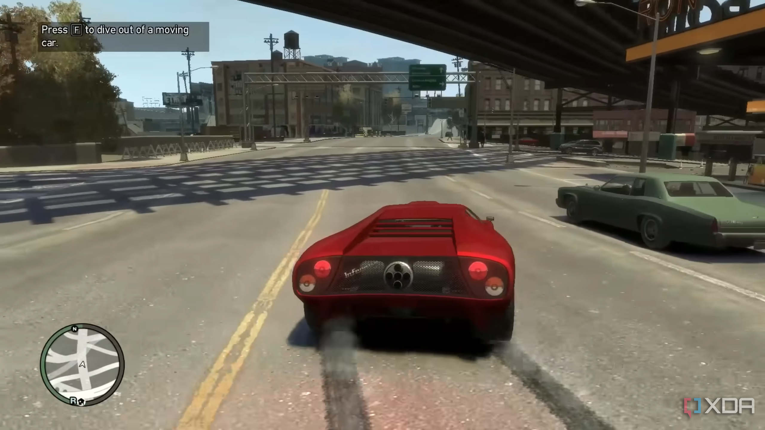 A red Pegassi Infernus in GTA IV.