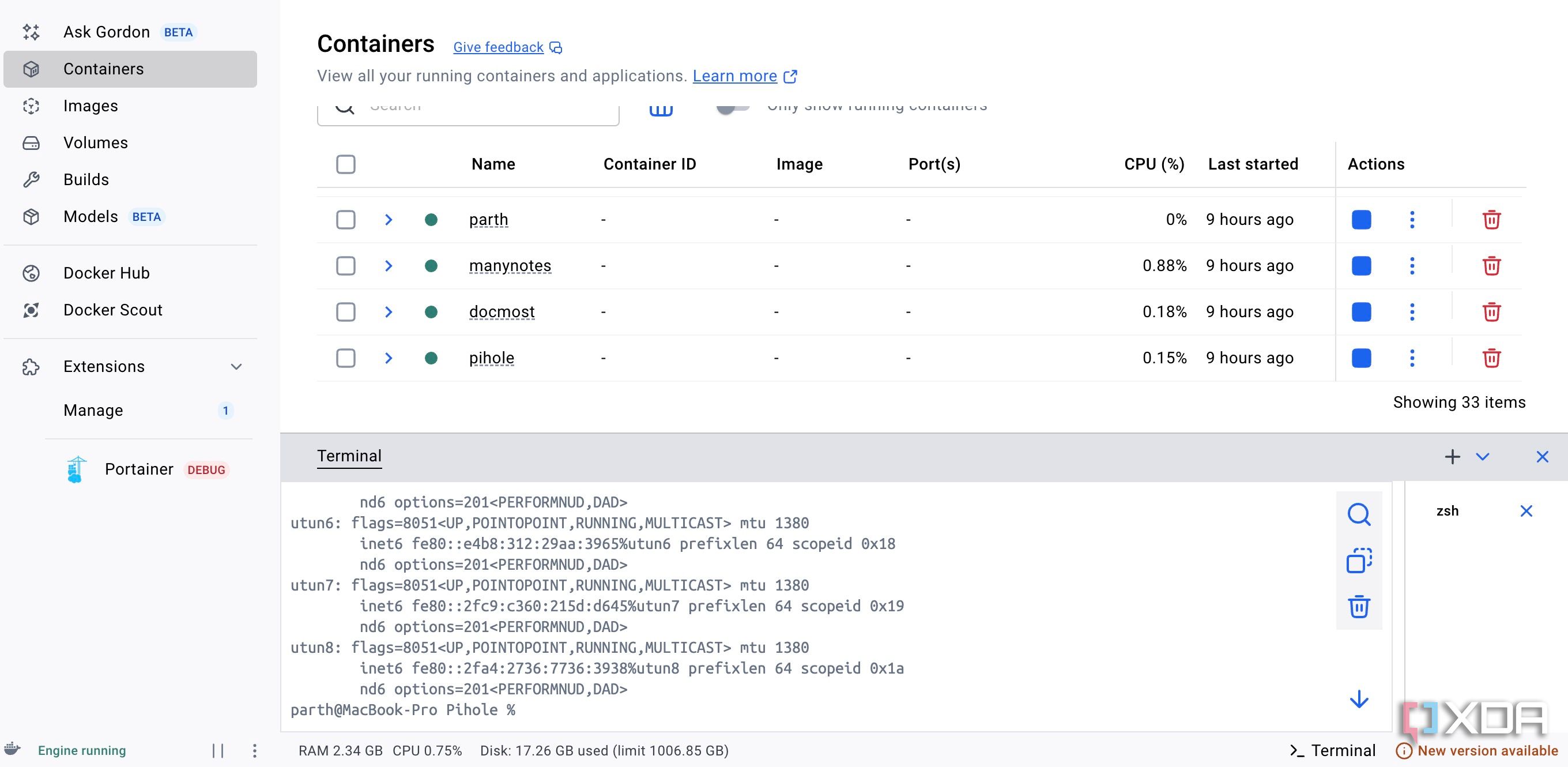 Pi-hole setup in Docker