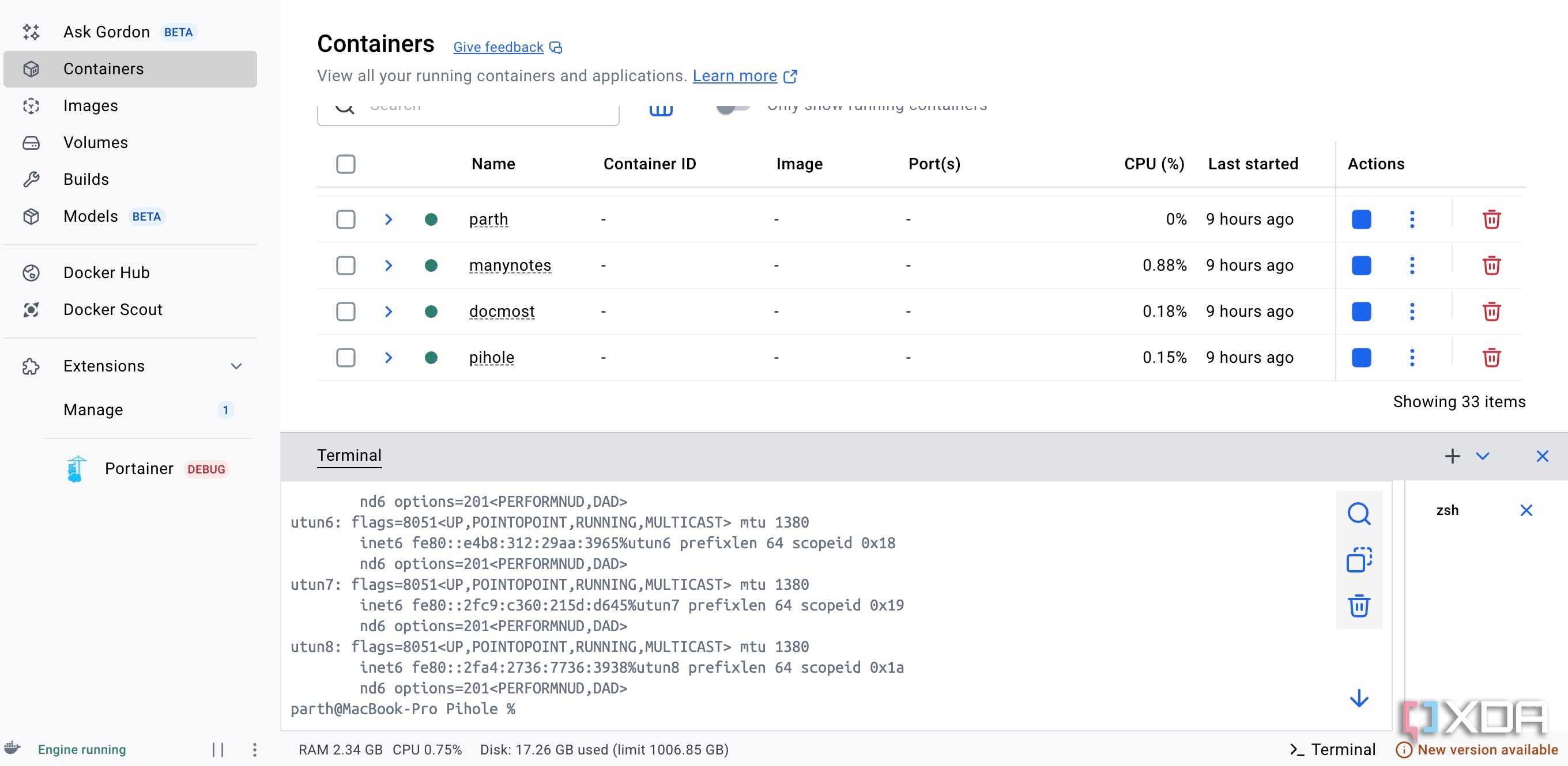 Pi-hole setup in Docker