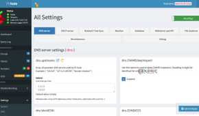 Pi-hole settings