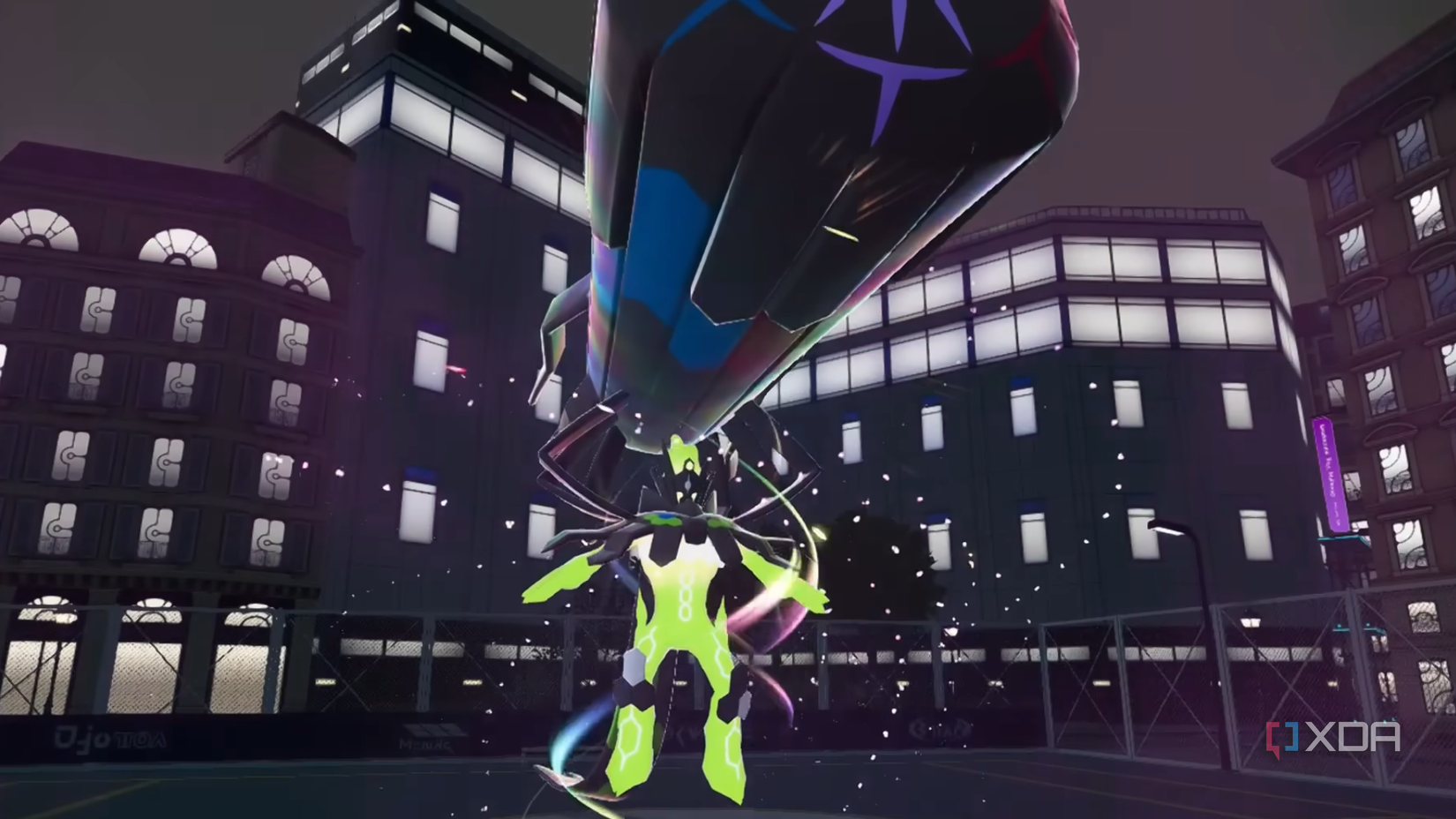 Zygarde evolving into Mega Zygarde in Pokémon Legends Z‑A