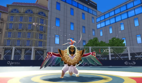 Hawlucha evolving into Mega Hawlucha in Pokémon Legends Z‑A