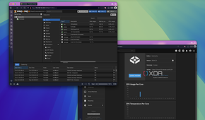 Screenshot of the web UI for both Proxmox and TrueNAS