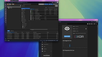 Screenshot of the web UI for both Proxmox and TrueNAS