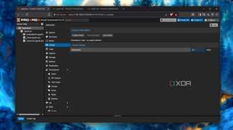 The Cluster tab on a Proxmox node