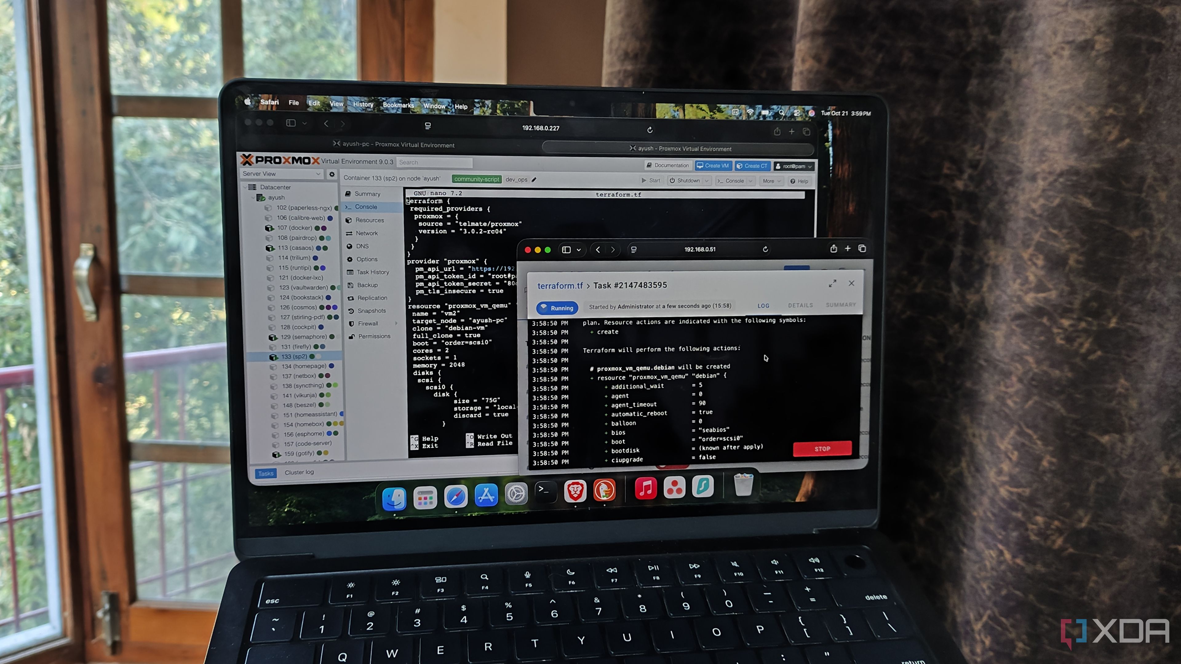 I automated Proxmox VMs with Terraform, Ansible, and Semaphore