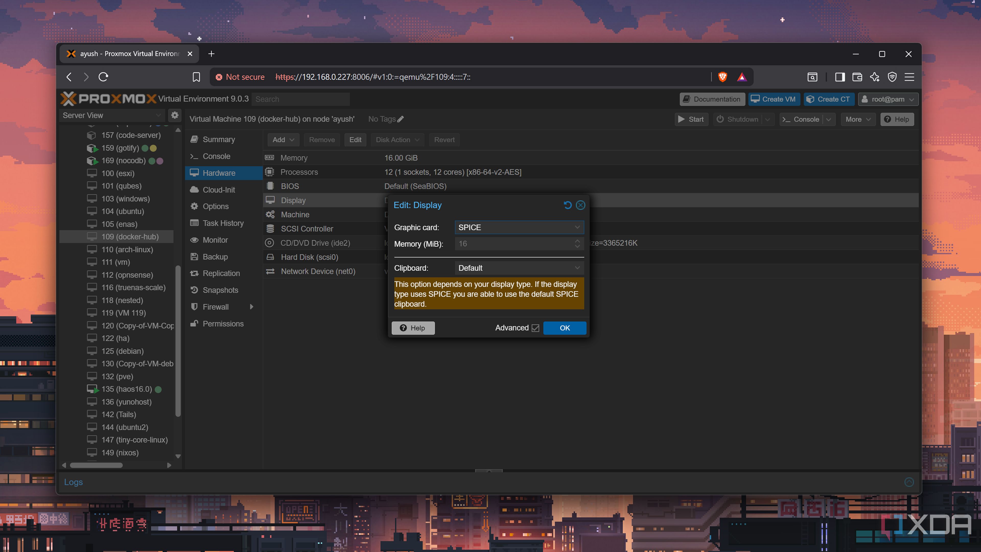 Enabling SPICE in Proxmox