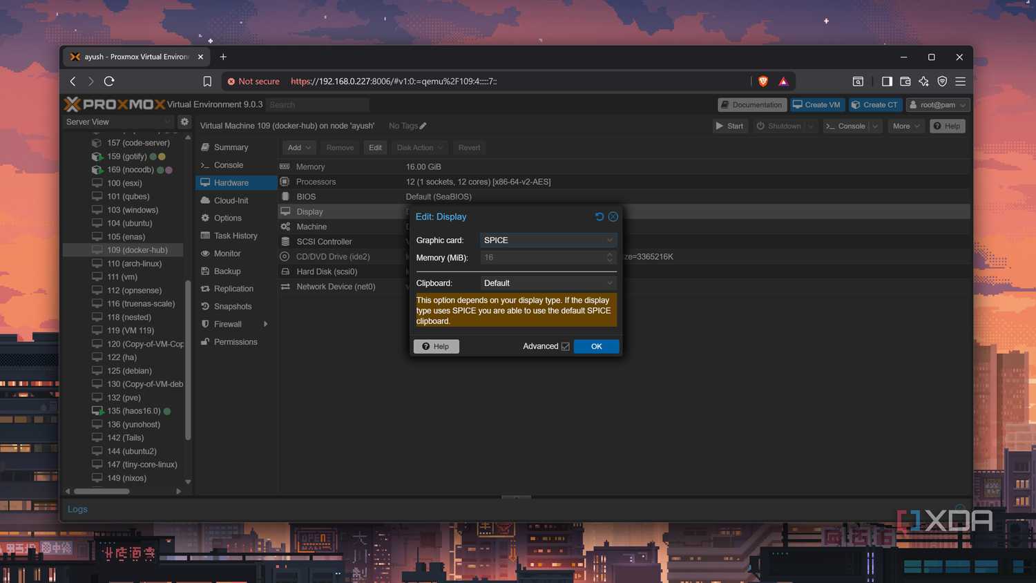 Enabling SPICE in Proxmox