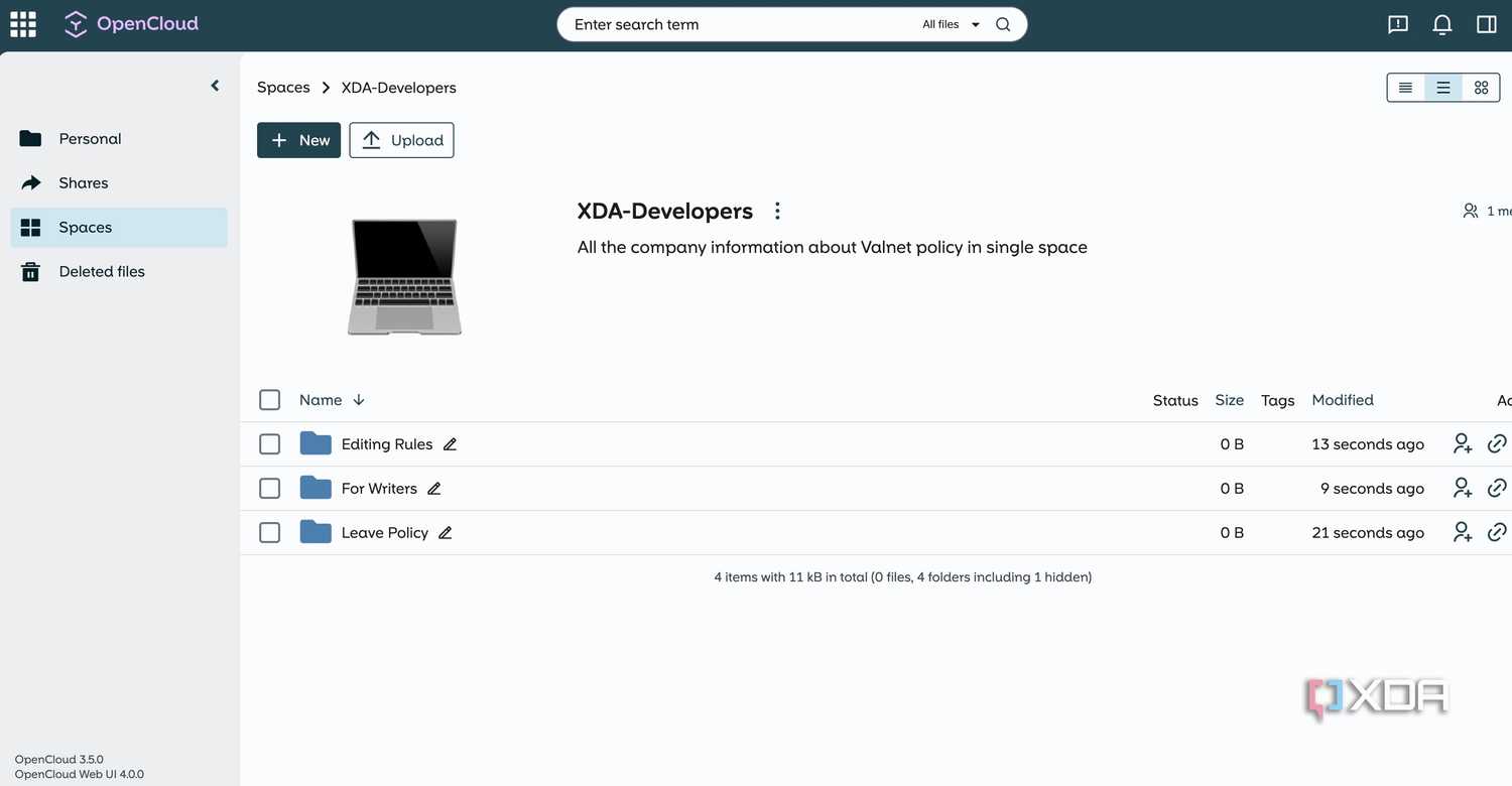 5 Docker-контейнеров для эффективного управления малым бизнесом Панель управления OpenCloud для работы с файлами