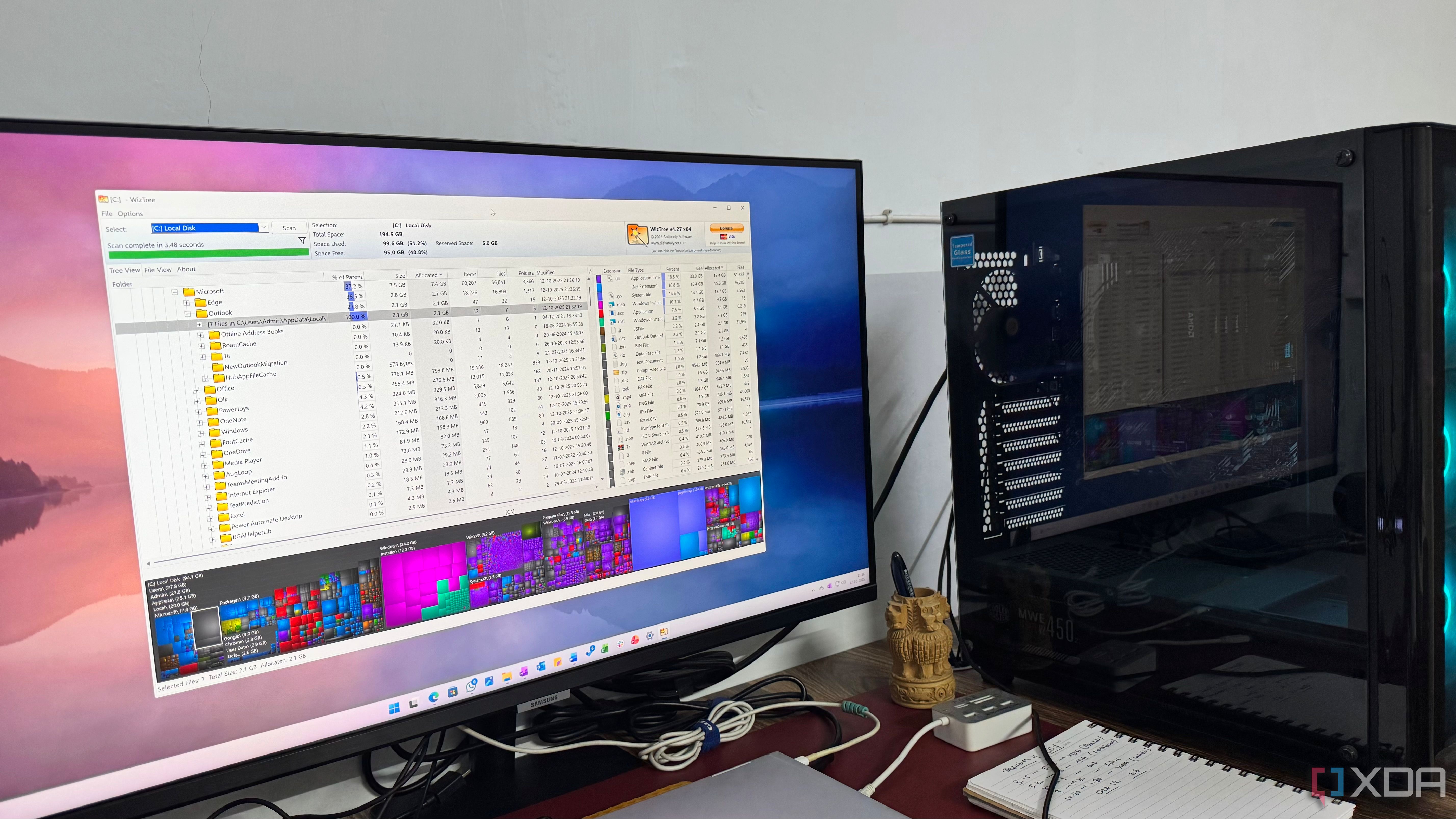 WizTree is the best neat utility on Windows