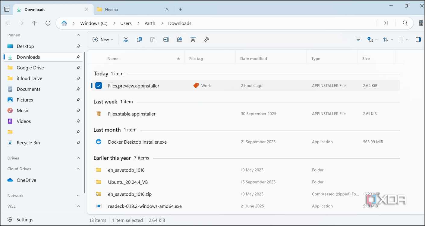Компактный вид файлов в стороннем менеджере Компактный режим отображения файлов