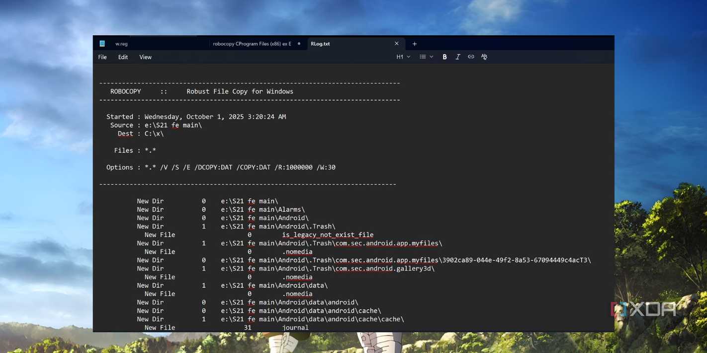 Robocopy is built into Windows, and it's the best file copier imaginable