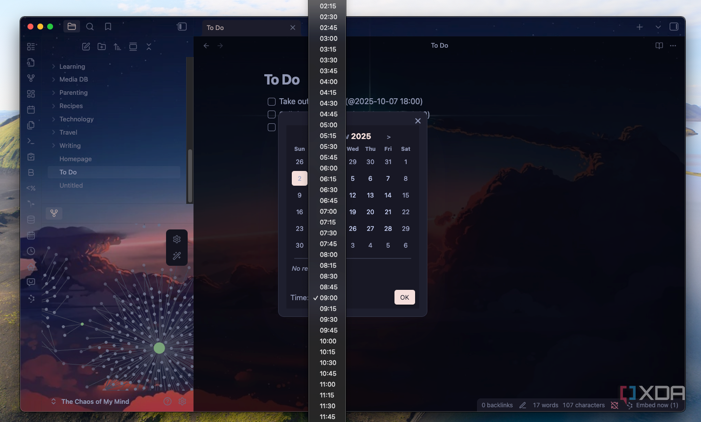I didn't know the Obsidian Reminder plugin existed, but it's exactly ...