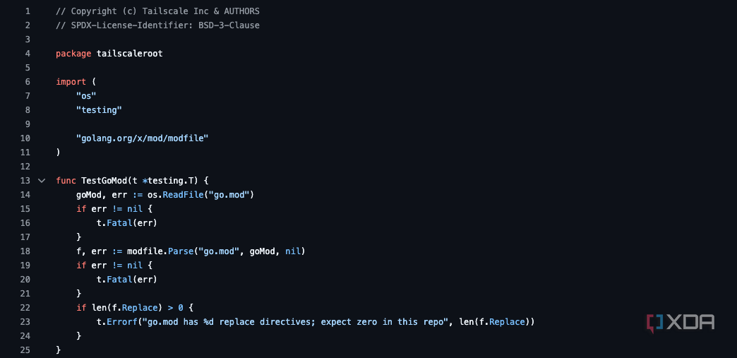 Tailscale source code from Github.