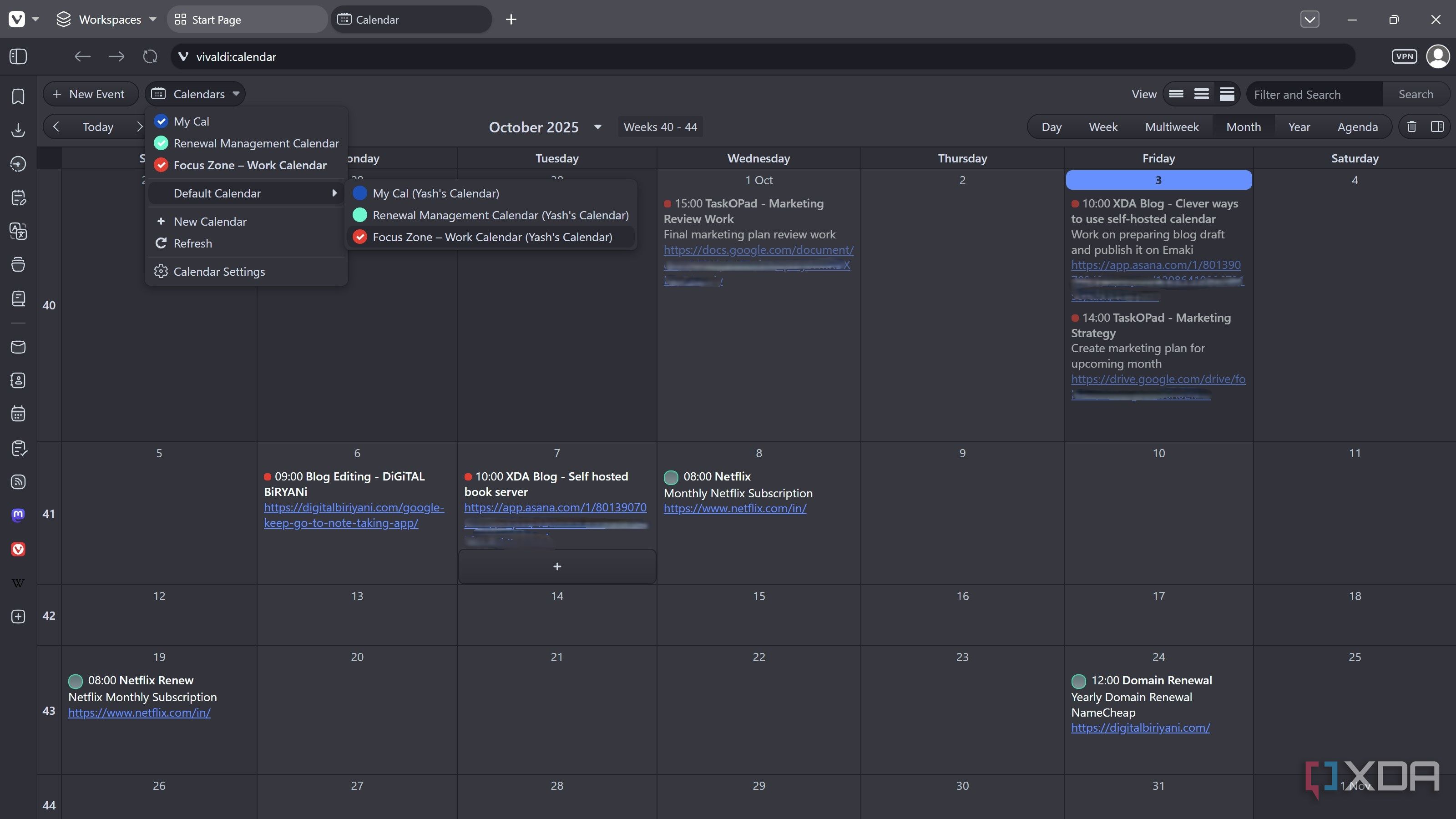 5 clever ways I use self-hosted calendar server to stay productive