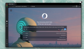 Selecting Neon Do in Opera Neon