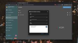 The Ansible Inventory in Semaphore