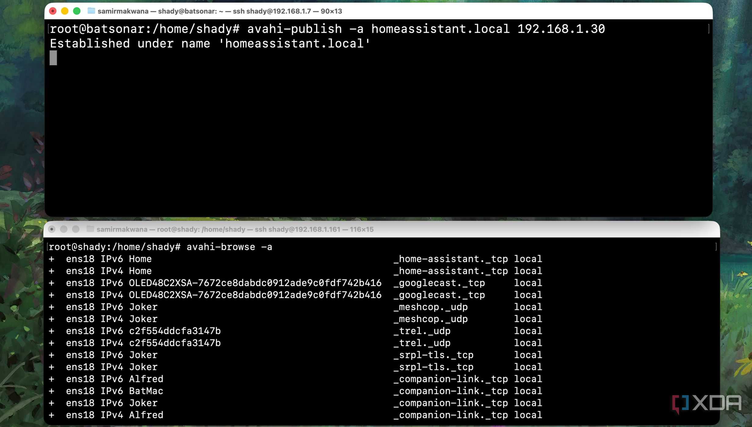 Simulating a multicast flooding test using Avahi utility