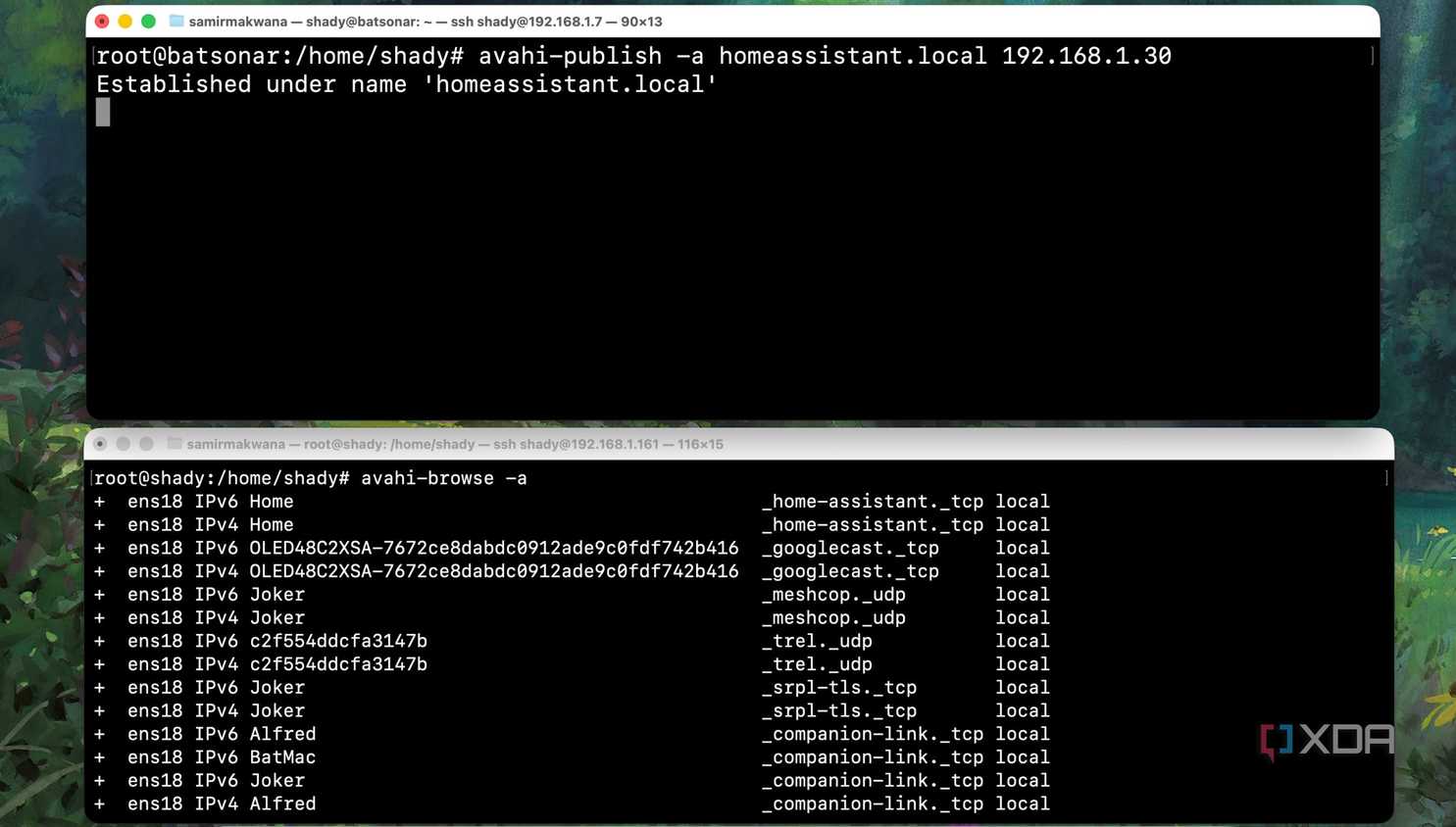 Simulating a multicast flooding test using Avahi utility