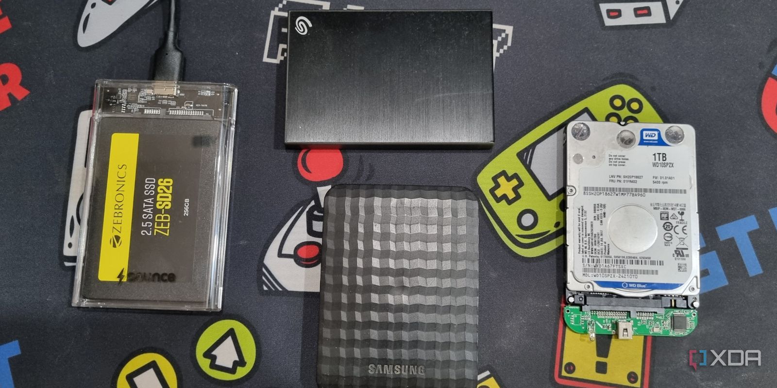 photo of storage drives