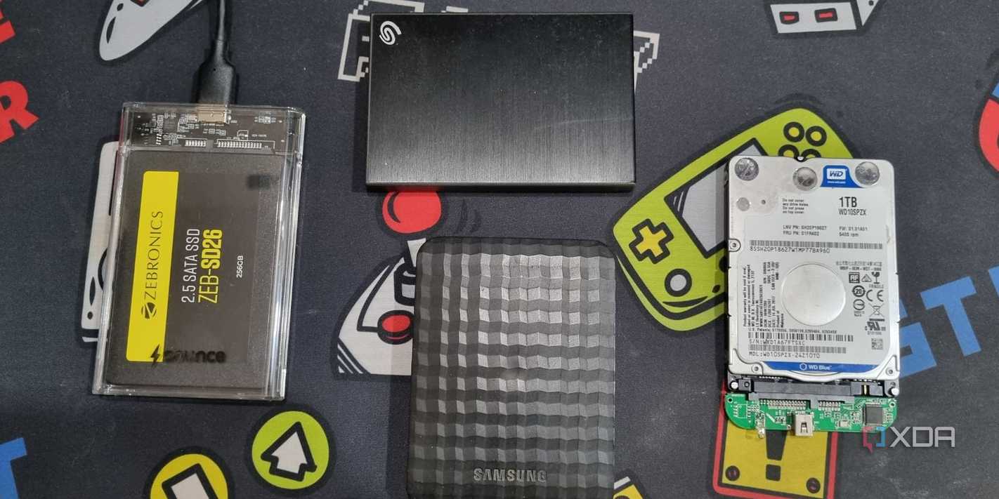 photo of storage drives