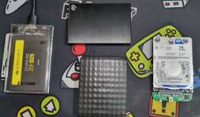 photo of storage drives