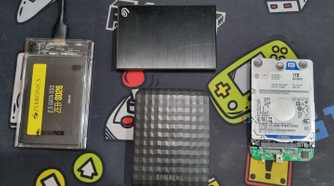 photo of storage drives