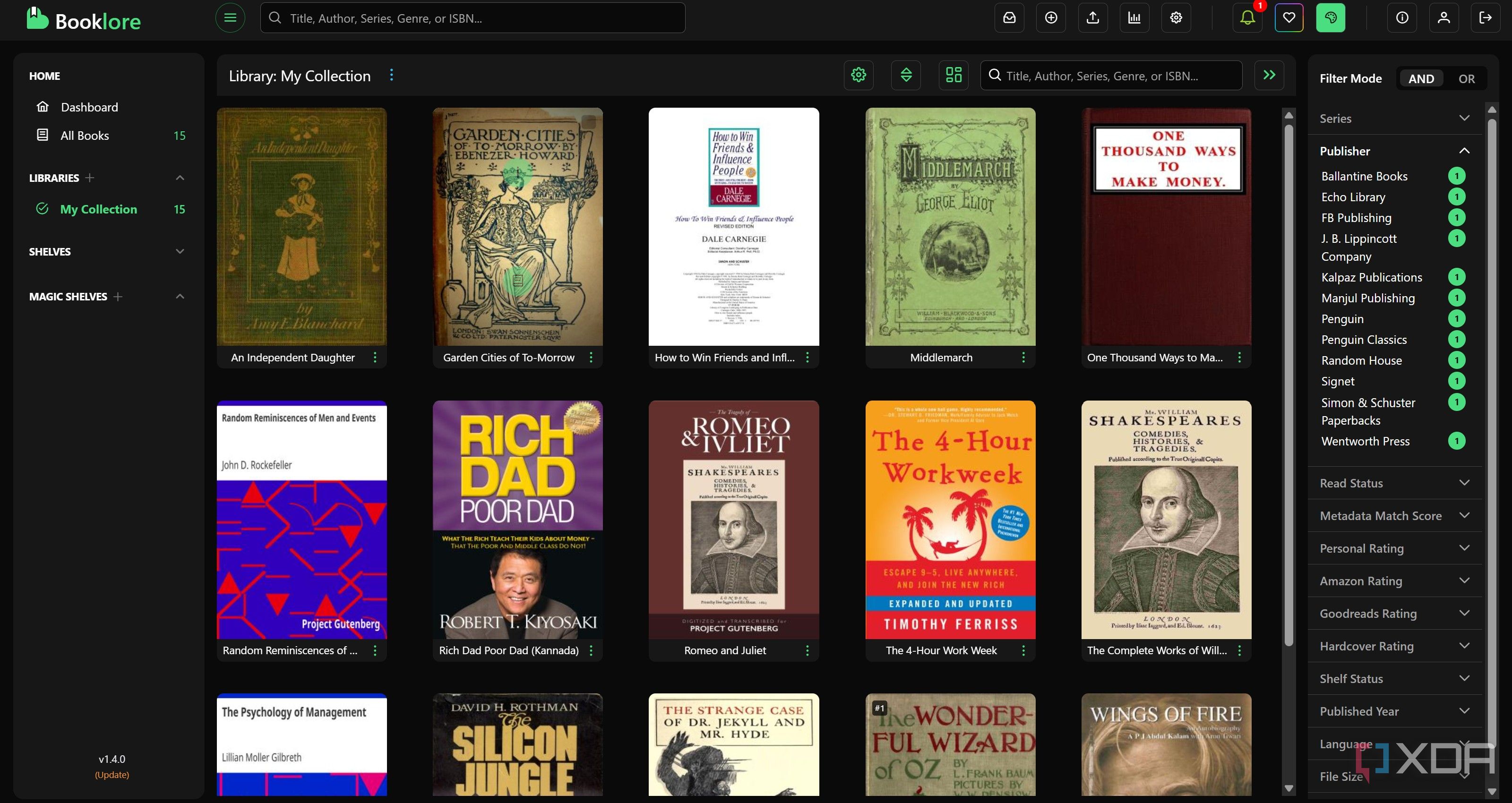 BookLore is Jellyfin for my eBooks, and it's far more interesting than ...