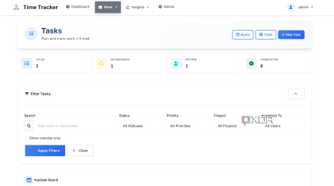 task page in Time Tracker