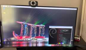 Raspberry Pi OS Trixie on a display