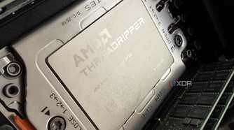 closeup of threadripper cpu socket