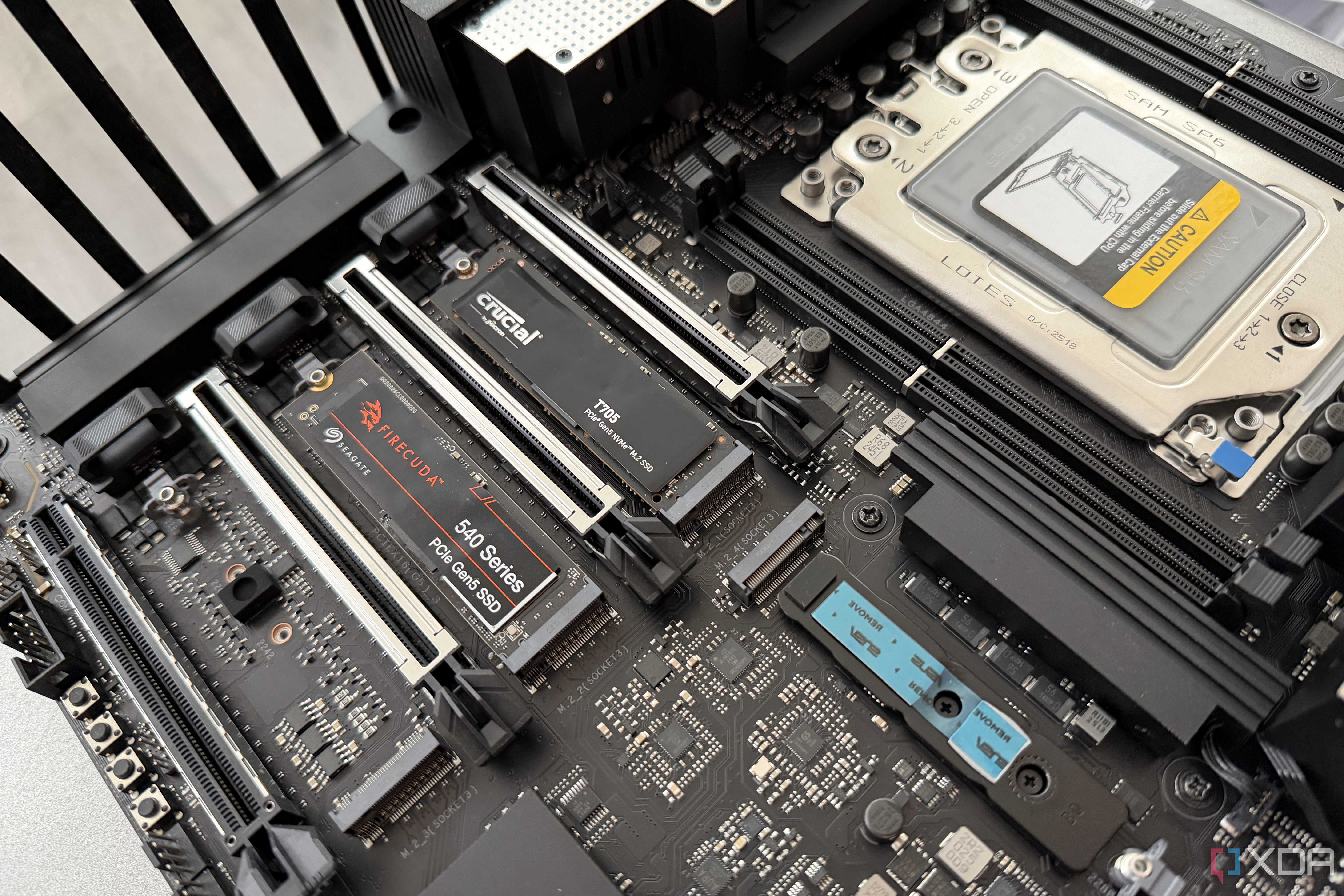 installing nvme drives on threadripper motherboard