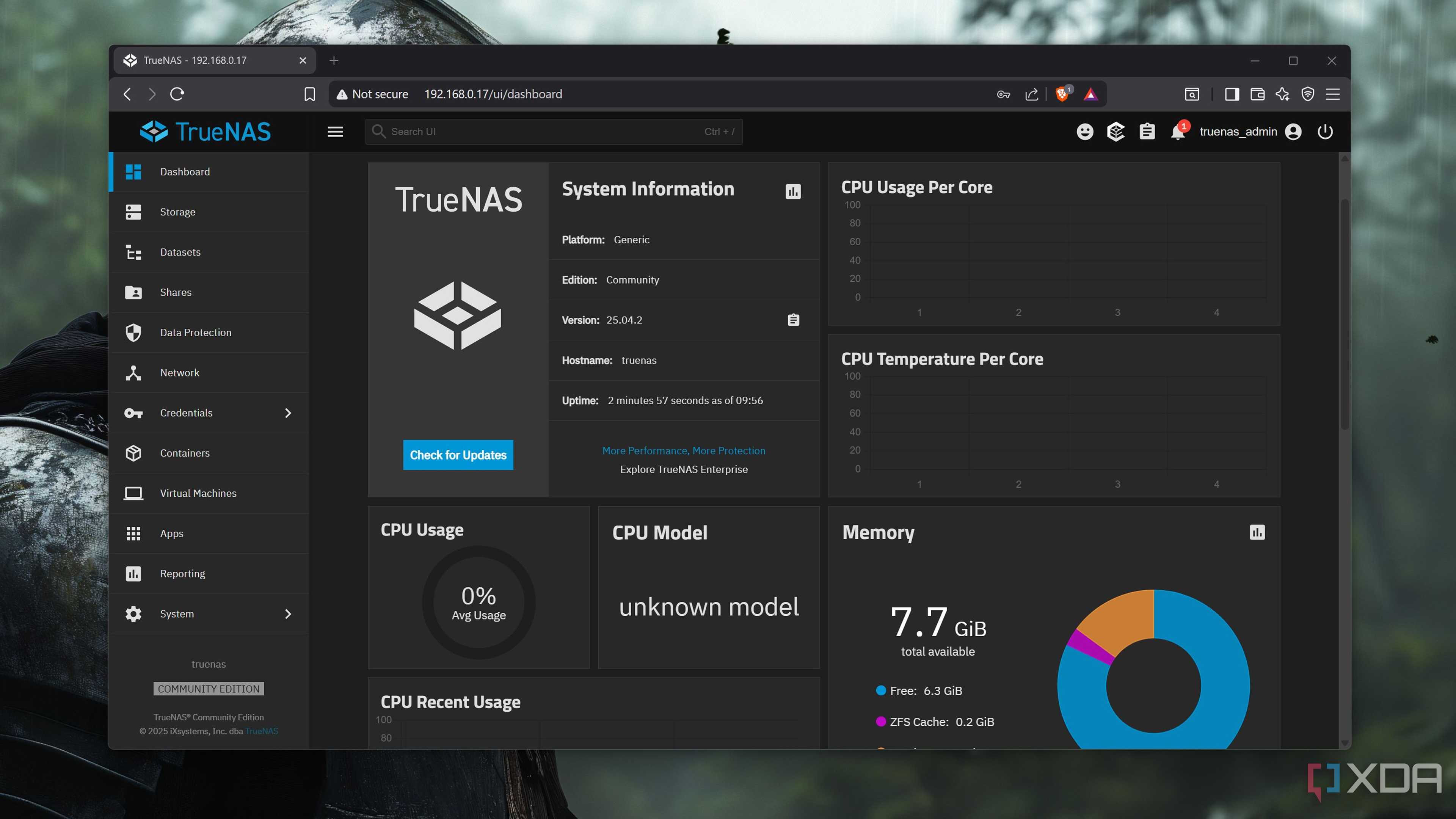 Ui Raspi I tried running the best NAS distro on my Raspberry Pi, and it went ...