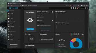 Accessing the TrueNAS UI on a Raspberry Pi