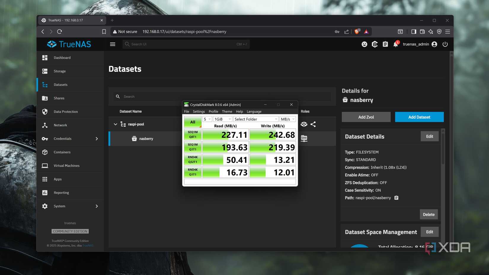 I tried running the best NAS distro on my Raspberry Pi, and it went ...