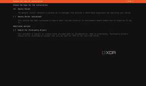 Selecting Ubuntu Server in the installation wizard