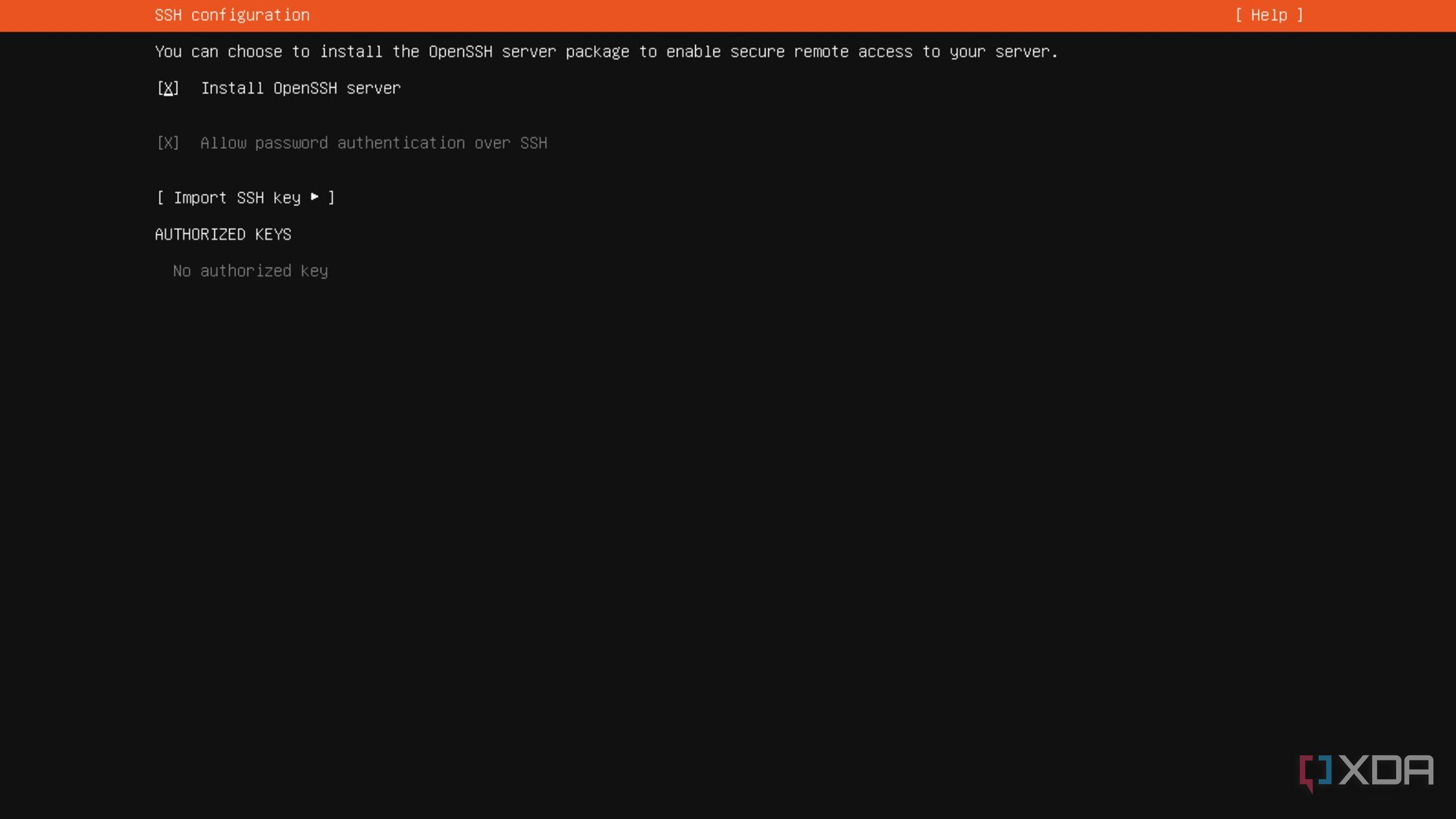 Enabling OpenSSH server in Ubuntu Server