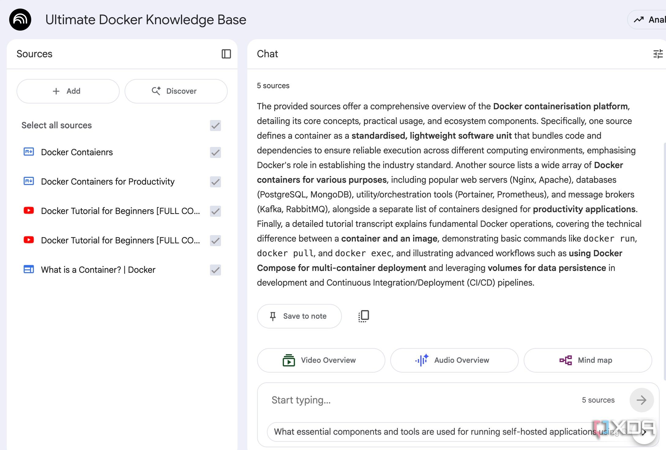 a screenshot showing Zettlr notes in NotebookLM