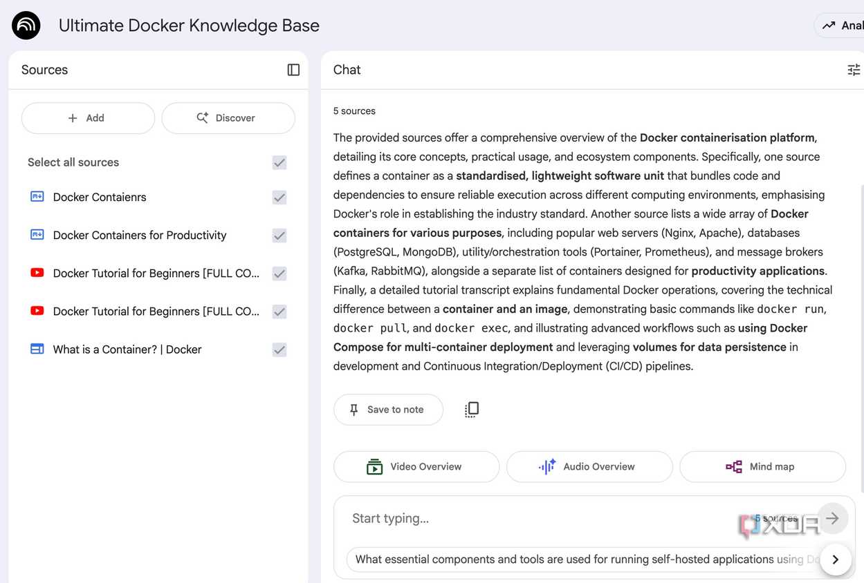a screenshot showing Zettlr notes in NotebookLM