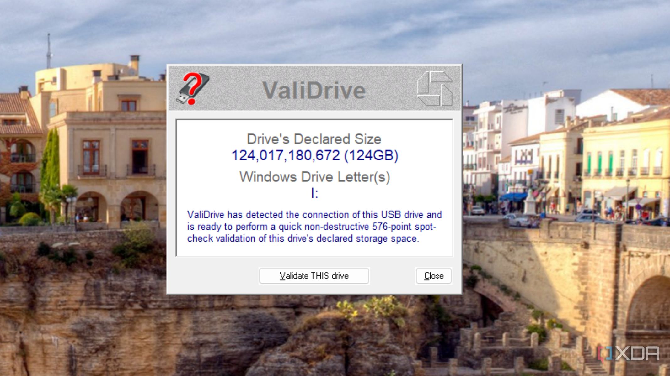 ValiDrive quickly verifies if your flash based storage is legit