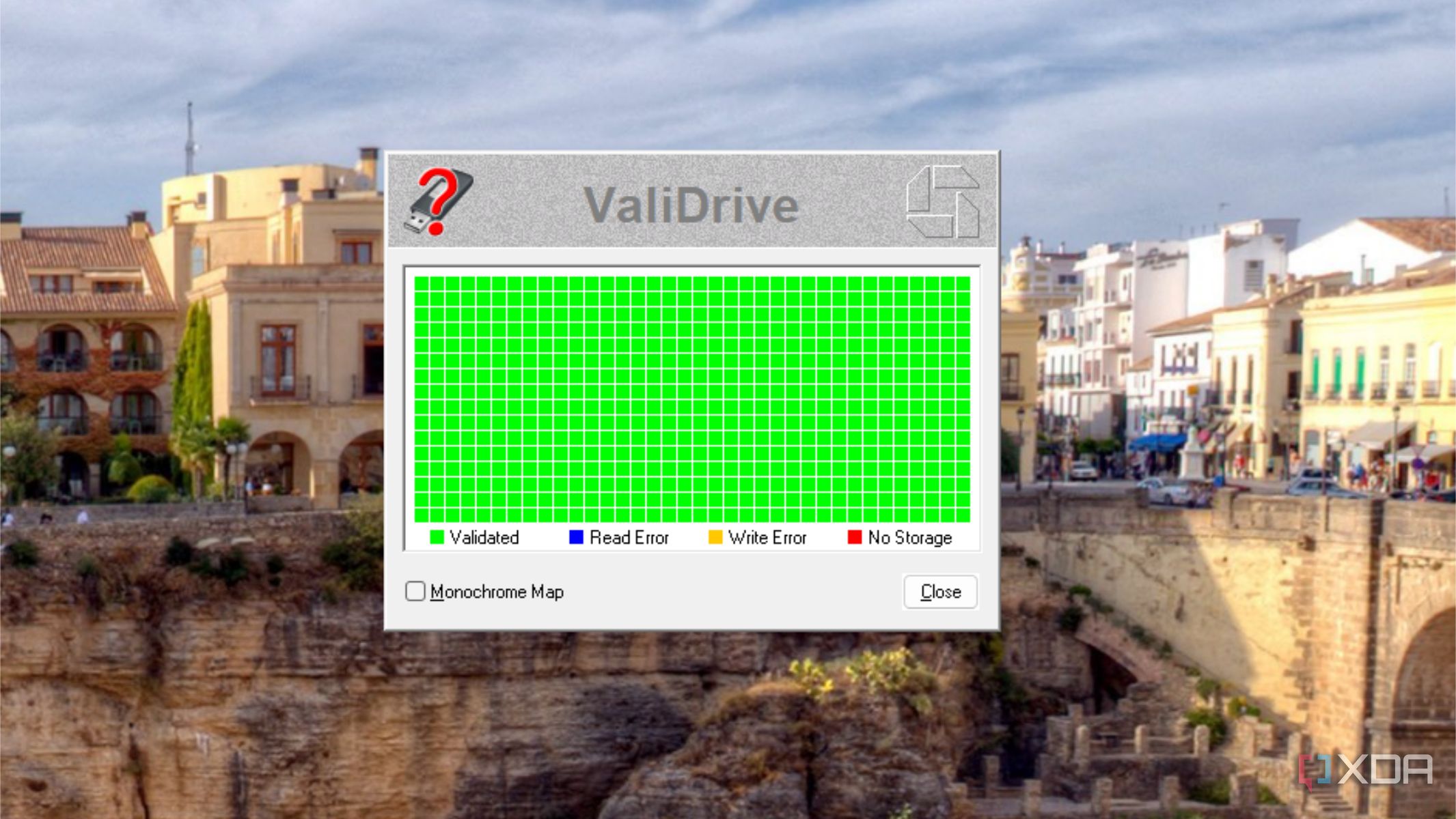 ValiDrive quickly verifies if your flash based storage is legit