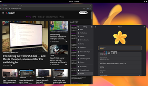 Vanilla OS with Chromium and About pane