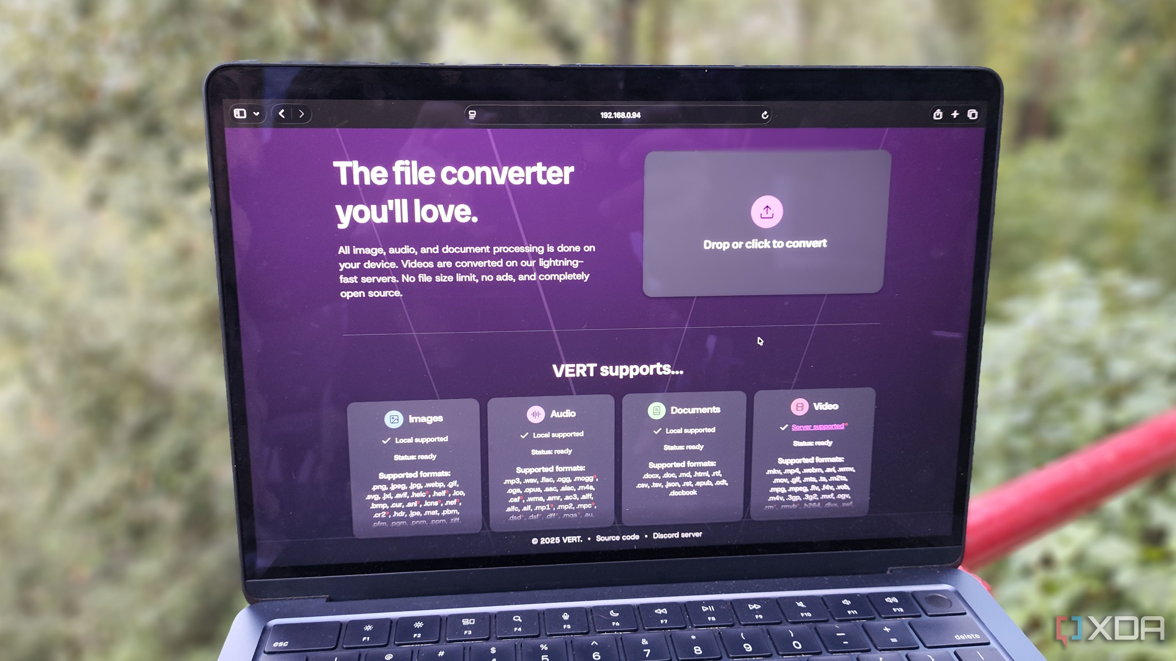 Accediendo a la interfaz de usuario web de Vert
